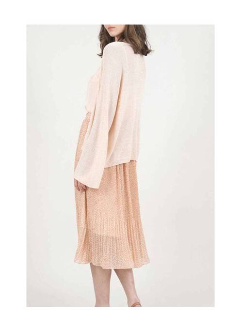 Gilet manches longues rose MOLLY BRACKEN pour femme