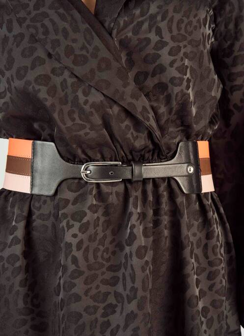 Ceinture marron DEUX. BY ELINE DE MUNCK pour femme