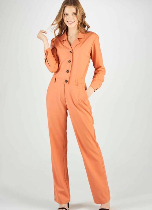 Combi-pantalon orange DEUX. BY ELINE DE MUNCK pour femme