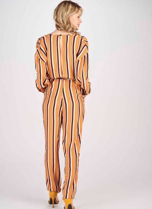 Combi-pantalon orange DEUX. BY ELINE DE MUNCK pour femme