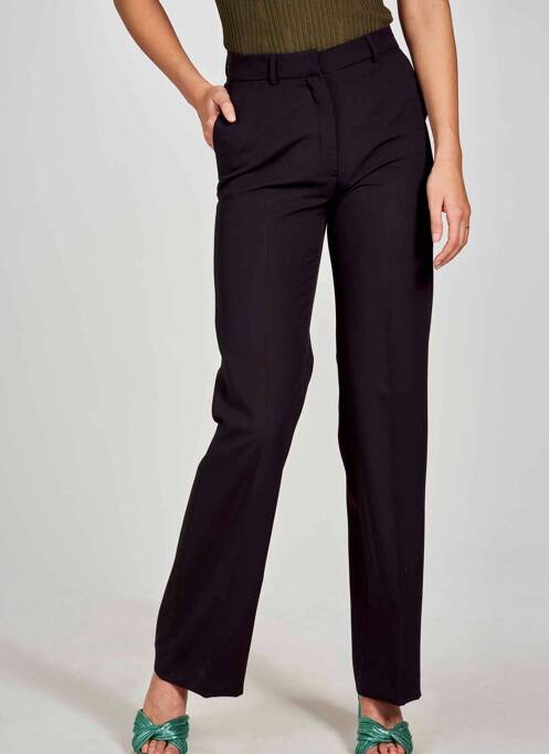 Pantalon chino noir DEUX. BY ELINE DE MUNCK pour femme