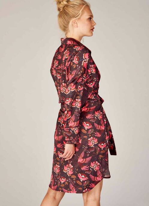 Robe mi-longue marron DEUX. BY ELINE DE MUNCK pour femme