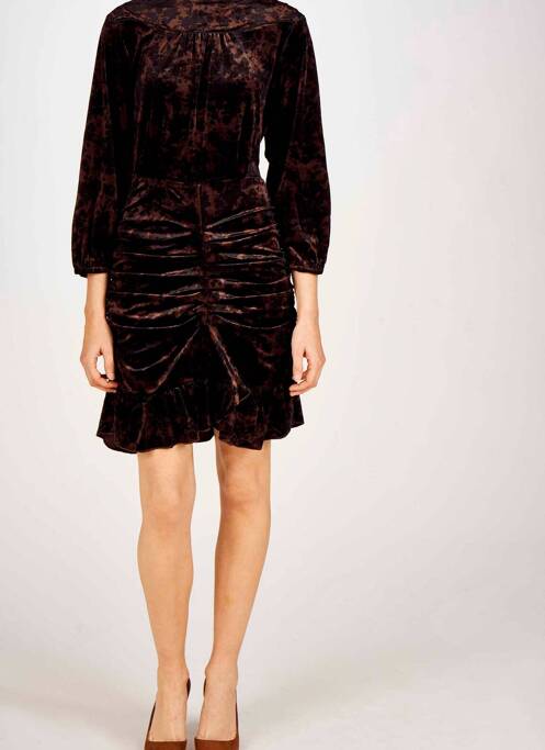 Robe mi-longue noir DEUX. BY ELINE DE MUNCK pour femme