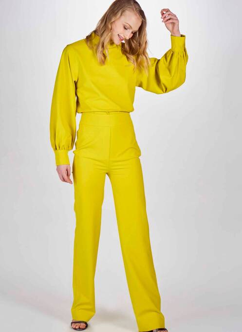 Top jaune DEUX. BY ELINE DE MUNCK pour femme