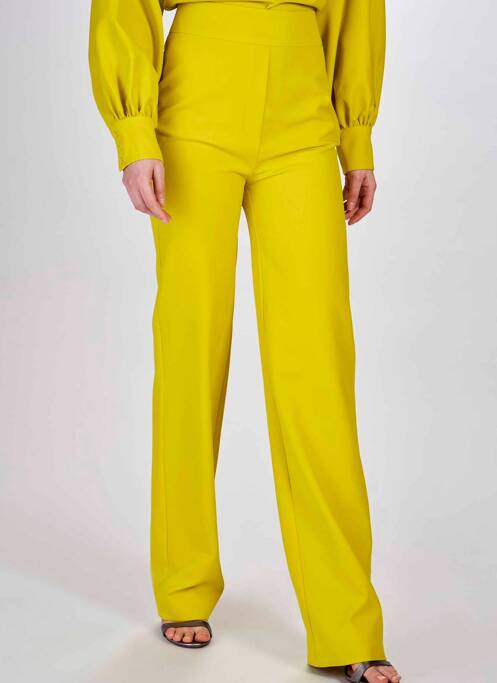 Pantalon jaune DEUX. BY ELINE DE MUNCK pour femme