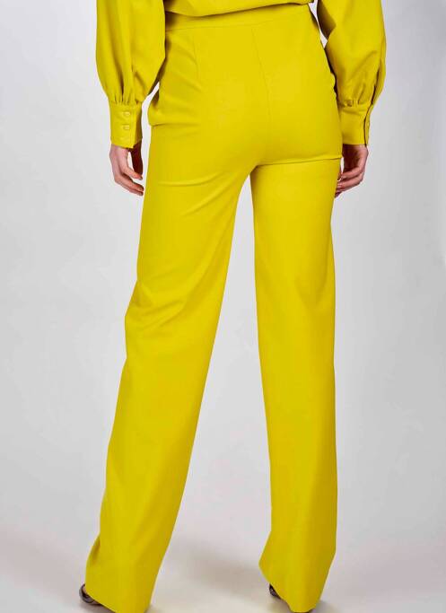 Pantalon jaune DEUX. BY ELINE DE MUNCK pour femme