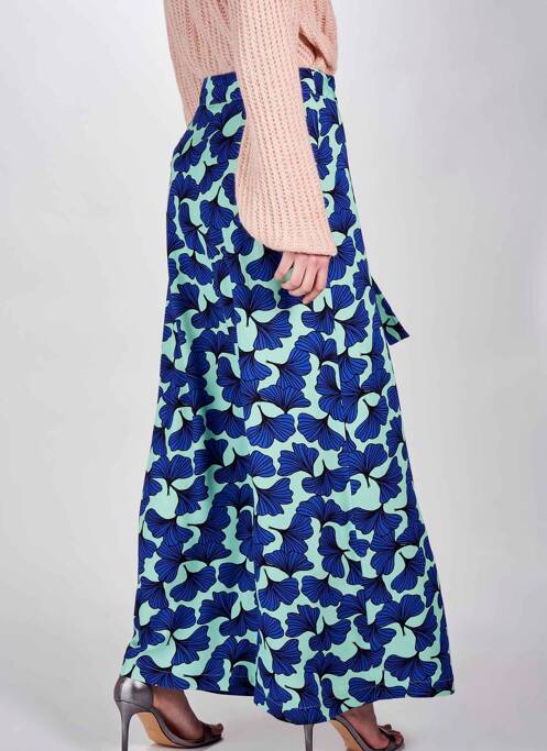 Jupe longue bleu DEUX. BY ELINE DE MUNCK pour femme