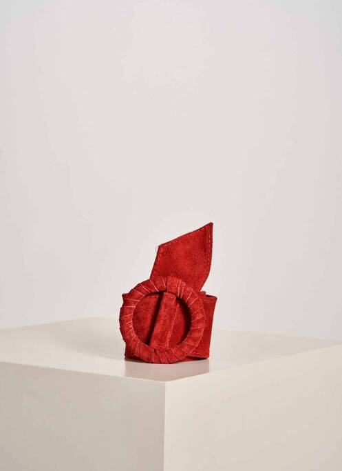 Ceinture rouge DEUX. BY ELINE DE MUNCK pour femme