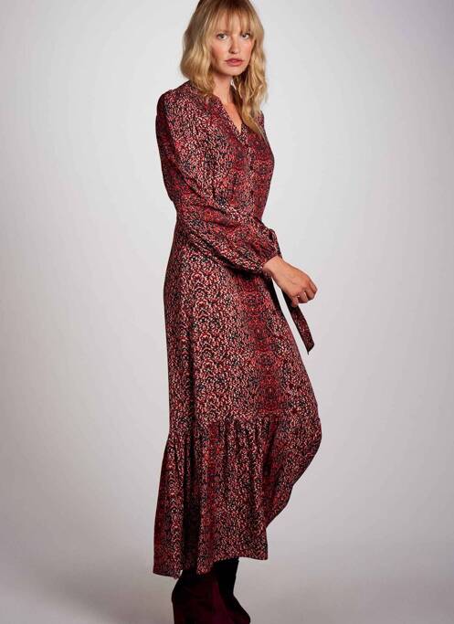 Robe longue rouge DEUX. BY ELINE DE MUNCK pour femme