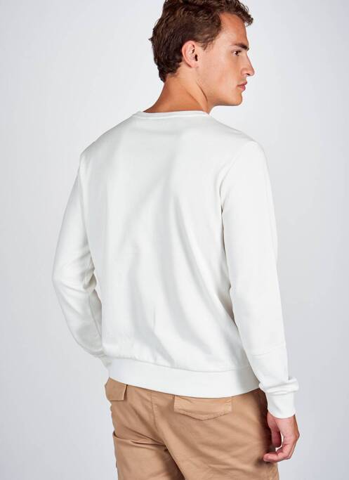 Sweat-shirt blanc CEMI pour homme