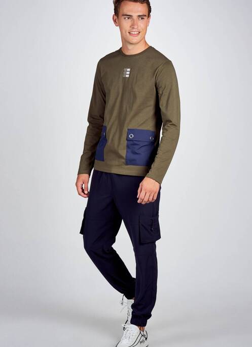 T-shirt vert CEMI pour homme