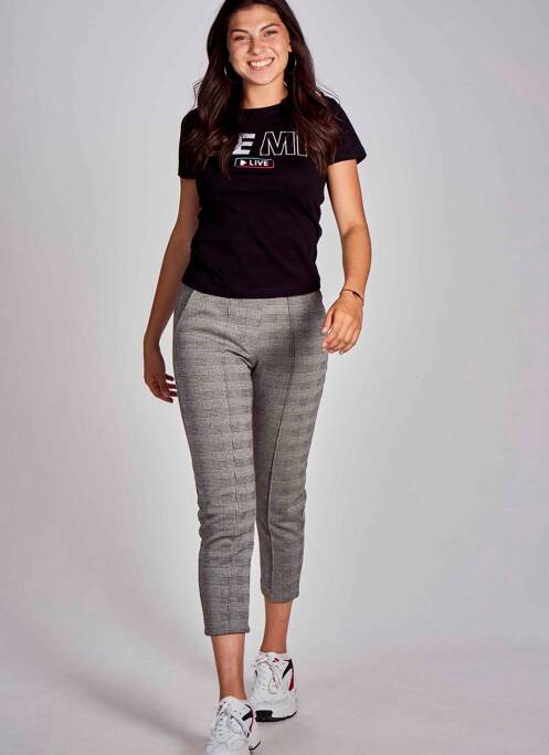 T-shirt noir CEMI pour femme