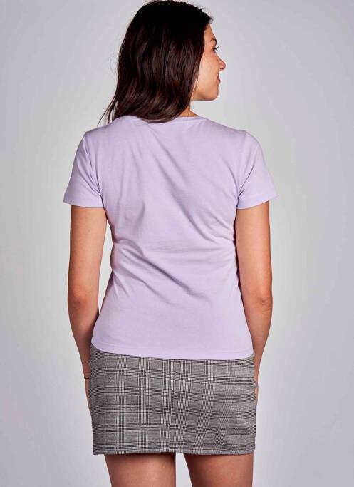 T-shirt violet CEMI pour femme