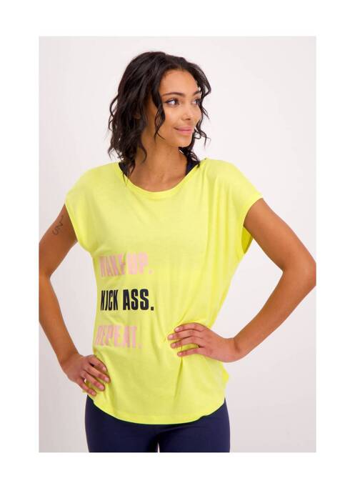 T-shirt jaune EVY pour femme