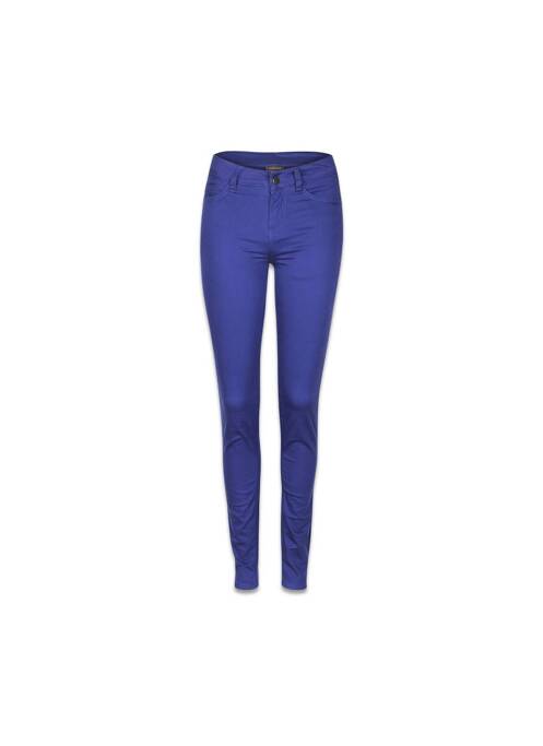 Pantalon slim bleu PIECES pour femme