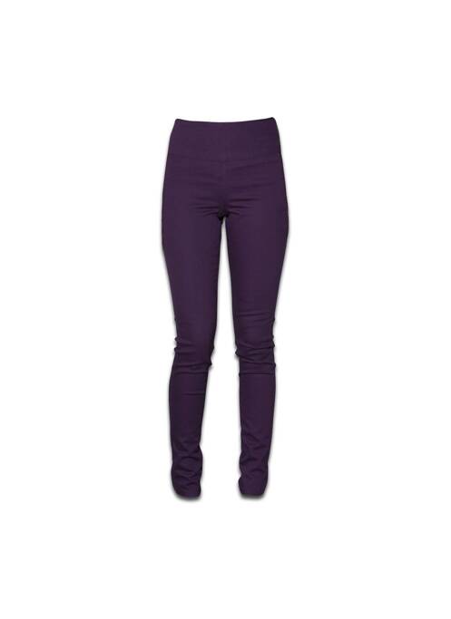 Pantalon slim violet PIECES pour femme