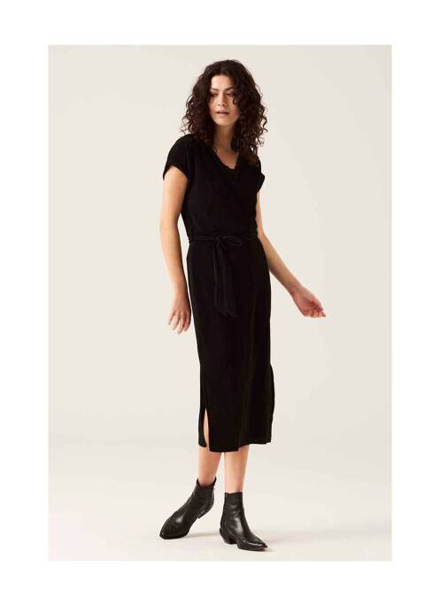 Robe mi-longue noir GARCIA pour femme