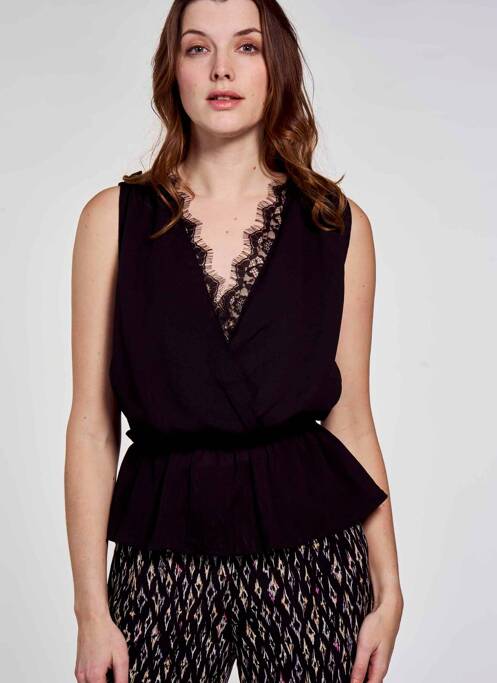 Top noir MOLLY BRACKEN pour femme