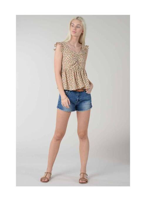 Top beige MOLLY BRACKEN pour femme