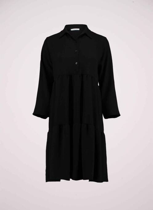 Robe mi-longue noir HAILYS pour femme