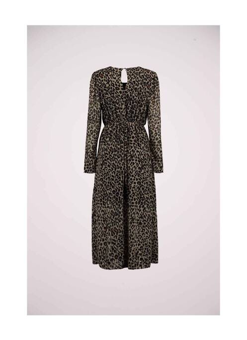 Robe mi-longue marron HAILYS pour femme