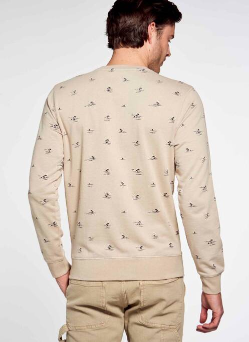 Sweat-shirt beige PETROL INDUSTRIES pour homme