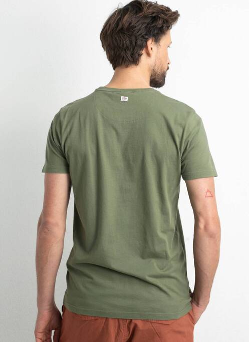 T-shirt vert PETROL INDUSTRIES pour homme