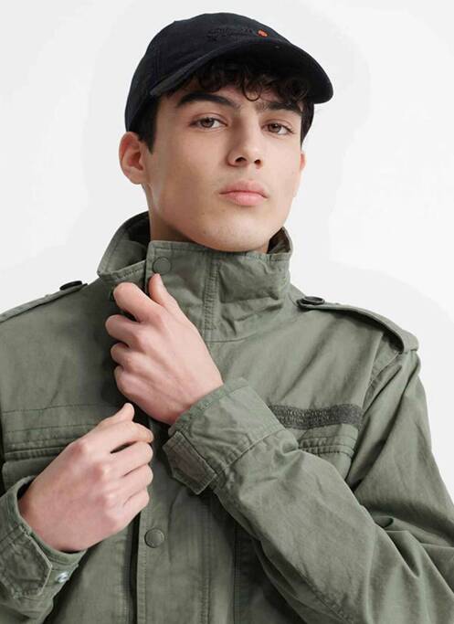 Parka vert SUPERDRY pour homme