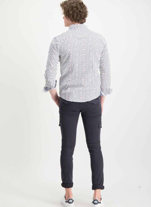 Chemise manches longues blanc HAZE&FINN pour homme