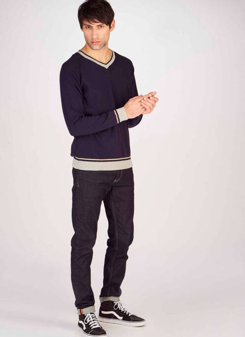 Pull bleu LE FABULEUX MARCEL DE BRUXELLES pour homme