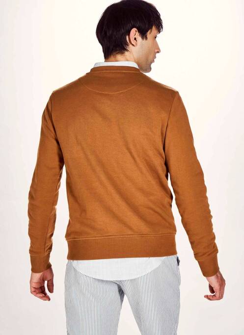 Sweat-shirt marron LE FABULEUX MARCEL DE BRUXELLES pour homme