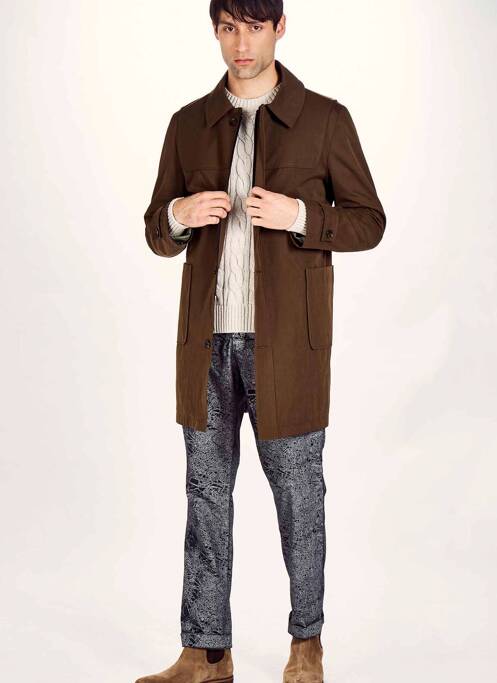 Pantalon droit bleu LE FABULEUX MARCEL DE BRUXELLES pour homme