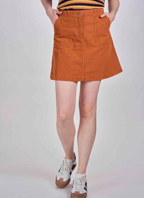 Jupe courte marron LE FABULEUX MARCEL DE BRUXELLES pour femme