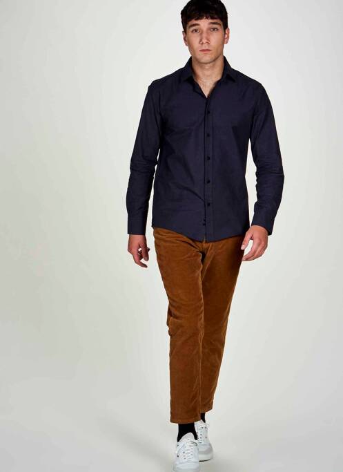 Pantalon slim marron LE FABULEUX MARCEL DE BRUXELLES pour homme