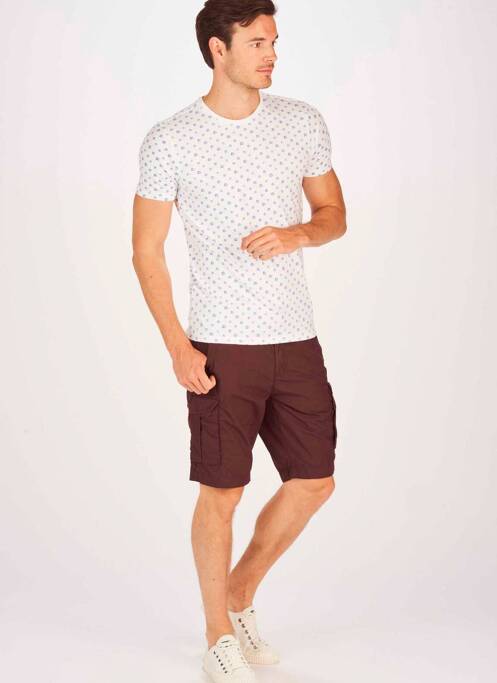 Bermuda rouge PETROL INDUSTRIES pour homme