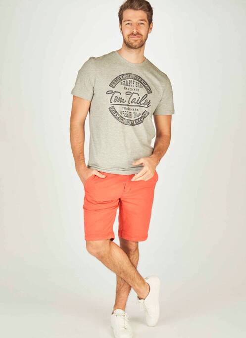 Bermuda rouge PETROL INDUSTRIES pour homme