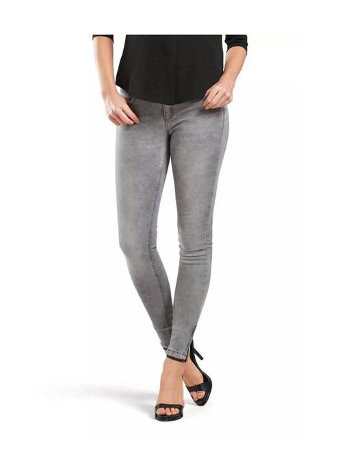 Jeans skinny gris ONLY pour femme