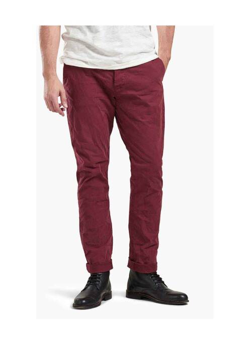 Pantalon chino rouge ONLY&SONS pour homme