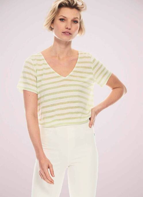 T-shirt vert GARCIA pour femme