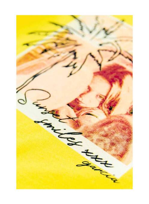 T-shirt jaune GARCIA fille