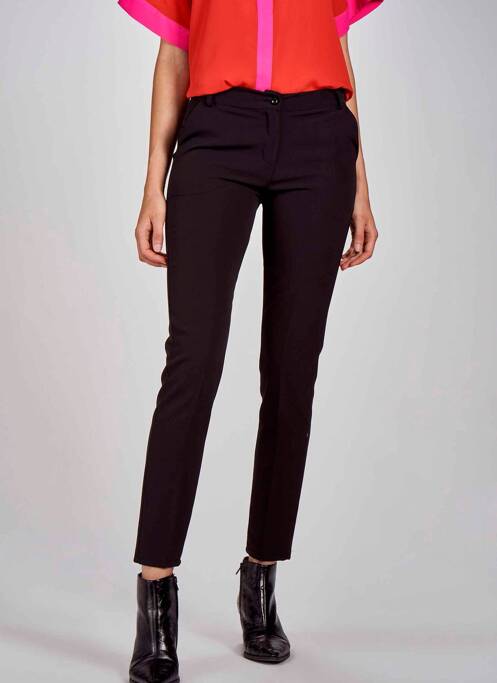 Pantalon chino noir BELLITA pour femme