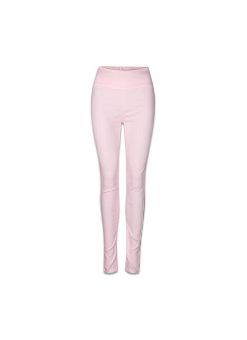 Pantalon slim rose PIECES pour femme