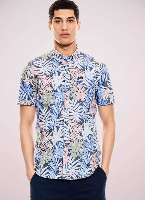 Chemise manches courtes bleu GARCIA homme