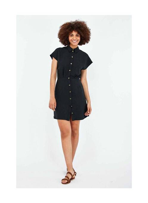 Robe courte noir NAF NAF pour femme