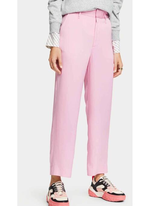 Pantalon large rose SCOTCH & SODA femme