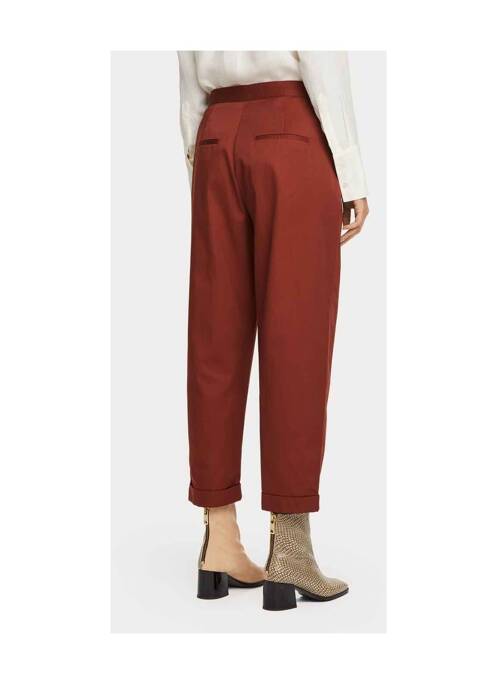 Pantalon chino marron SCOTCH & SODA pour femme