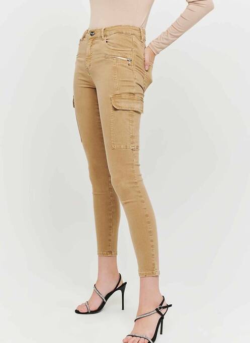 Pantalon cargo beige TALLY WEIJL pour femme