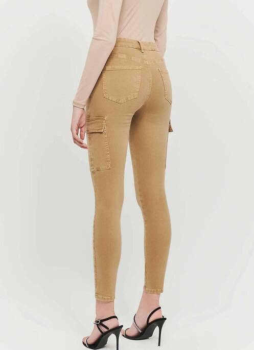 Pantalon cargo beige TALLY WEIJL pour femme