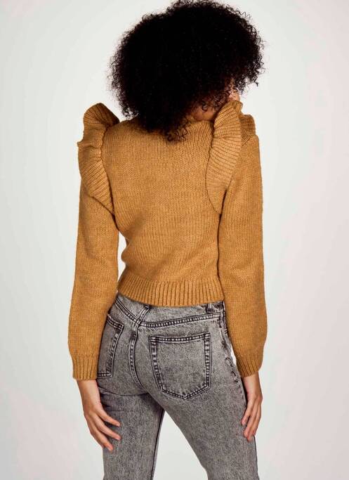 Pull col roulé beige TALLY WEIJL pour femme