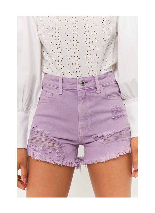 Short violet TALLY WEIJL pour femme